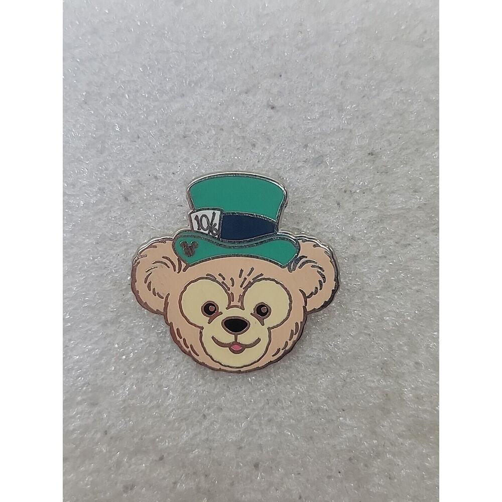 Mad Hatter Duffy Bear Hat 2013 Hidden Mickey Disney Pin Alice in Wonderland